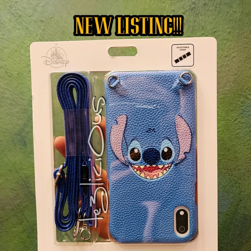 DISNEY PARKS STITCH PURSE IPHONE CASE - Picture 1 of 3